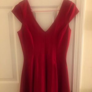 Red cocktail dress